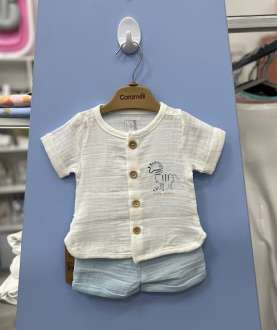 Caramell. Комплект муслиновый рубашка+шорты, MAVI, серия Soft Boy