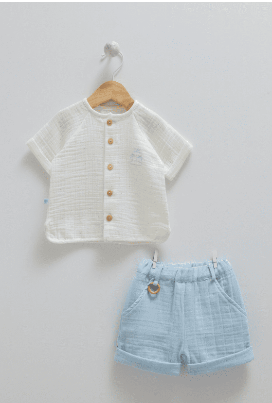Caramell. Комплект муслиновый рубашка+шорты, MAVI, серия Mini Cotton
