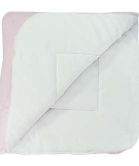 Конверт-одеяло велюр с вышивкой, розовый