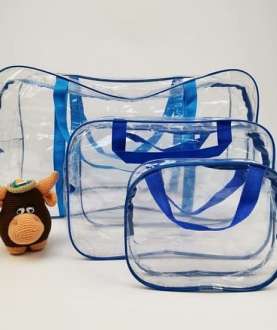 Комплект сумок в роддом 3 в 1, голубой