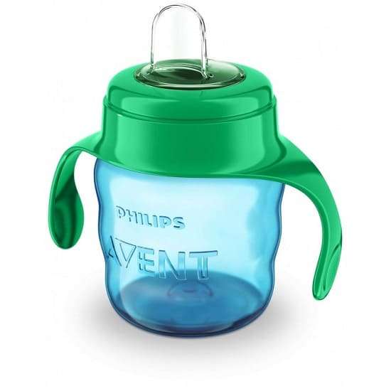 Avent. Чашка-поильник Philips Comfort от 6 месяцев цвет синий мятный 200 мл
