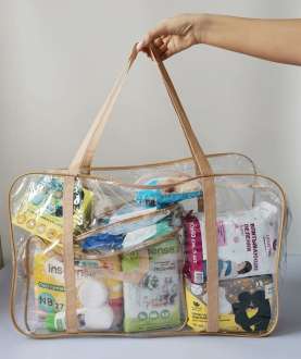 Готовая сумка в роддом для мамы и малыша ЭКОНОМ
