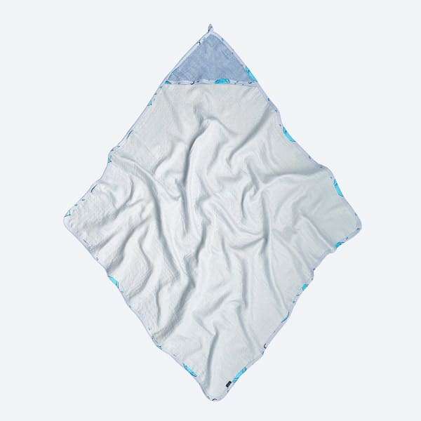 Mjölk. Комплект: Муслиновое полотенце с уголком и салфетка Небесный