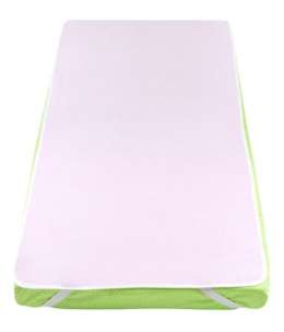 Пелигрин. Наматрасник ПВХ для детской кроватки с махровым покрытием непромокаемый, 125х65см
