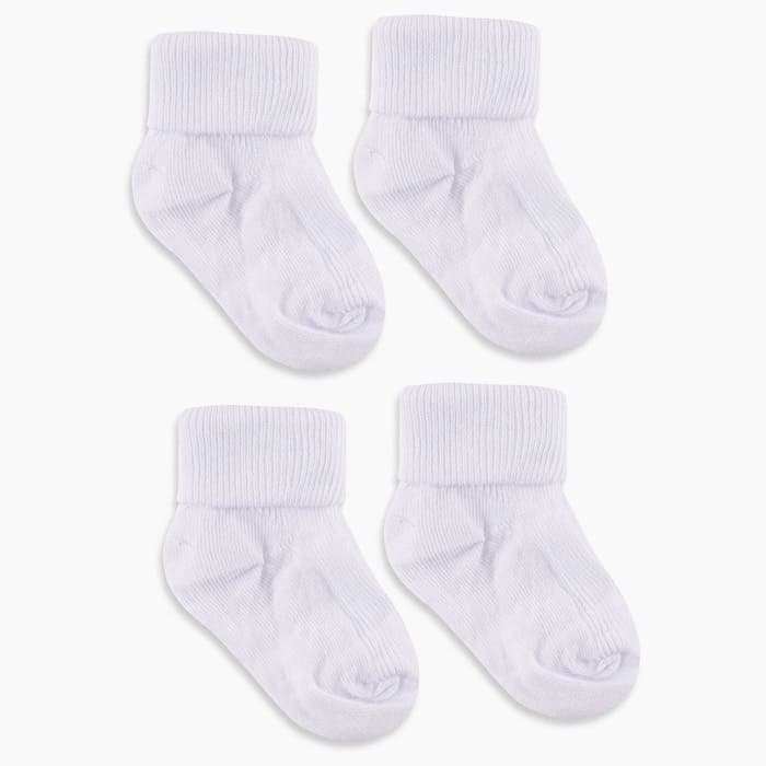 Носки для новорожденных, белые