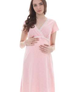 ФЭСТ, Hunny Mammy. Сорочка для беременных и кормящих 1-НМП 20801 розовый