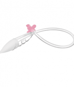ROXY-KIDS. Аспиратор назальный детский с мягким наконечником, в футляре, розовый