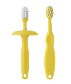 ROXY-KIDS. Щётка зубная массажер для десен для малышей, желтый